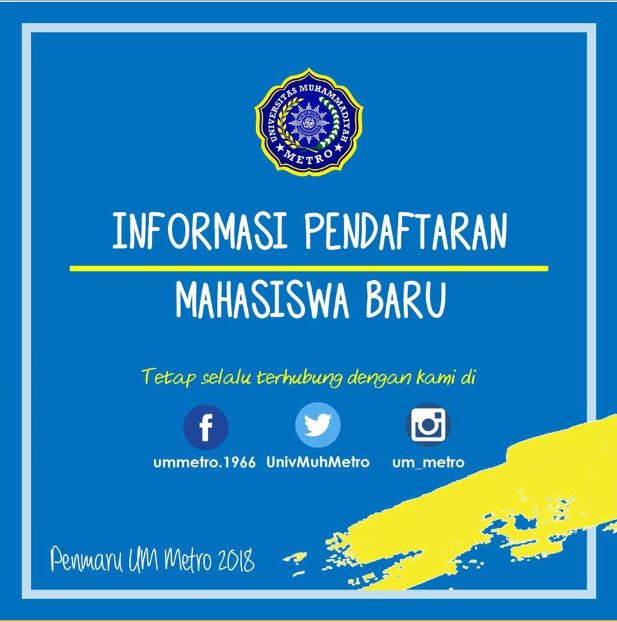 Pendaftaran Online dan Ondesk Penerimaan Mahasiswa Baru tahun akademik 2018/2019