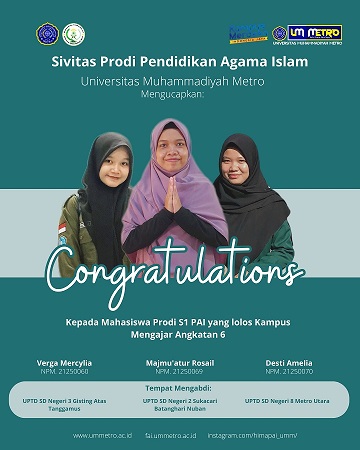 PROGRAM STUDI PENDIDIKAN AGAMA ISLAM MENINGKATKAN KAPASITAS DALAM PROGRAM PLP 1